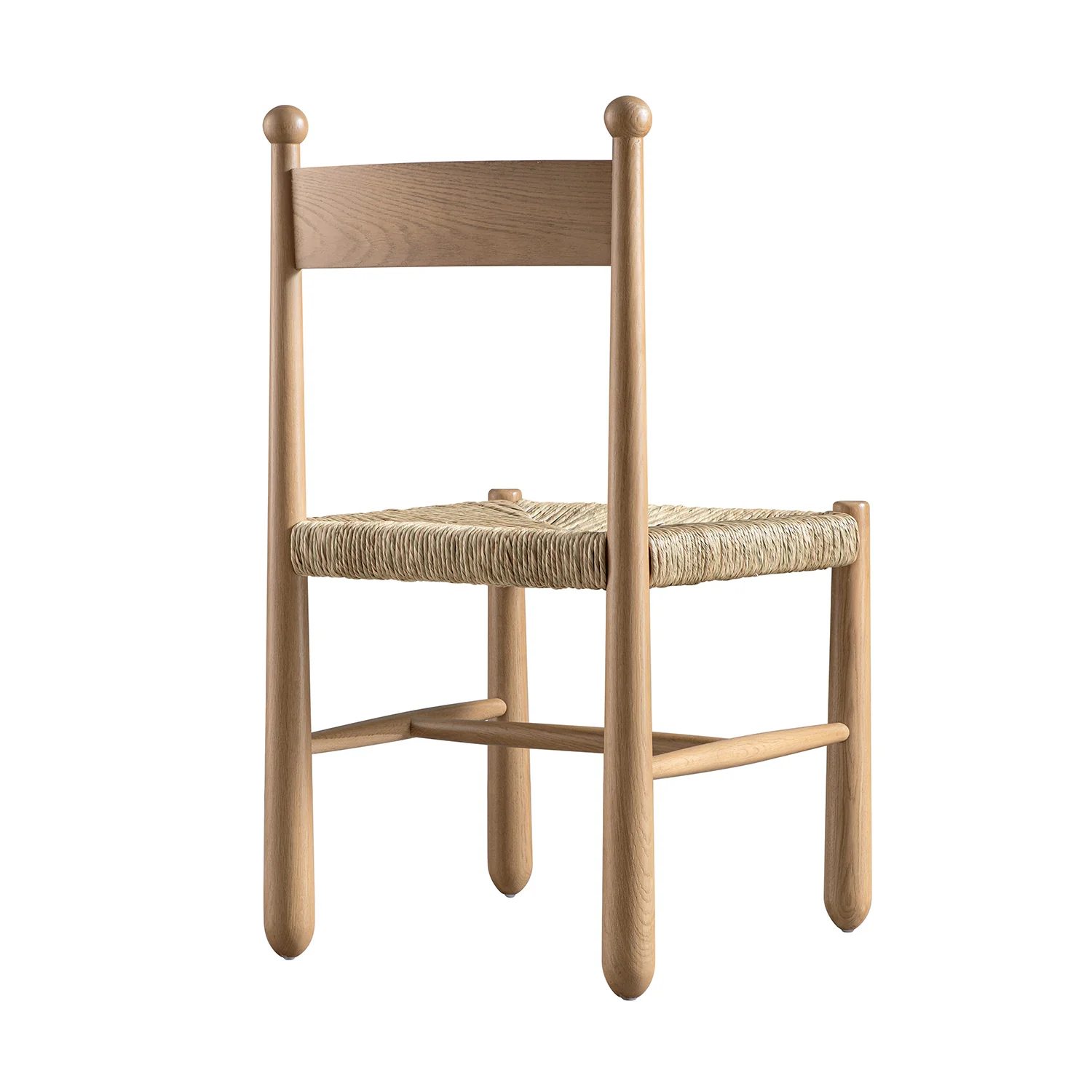 Tama Dining Chair, Woven Seagrass | Natural Solid Oak Frame - Image 13