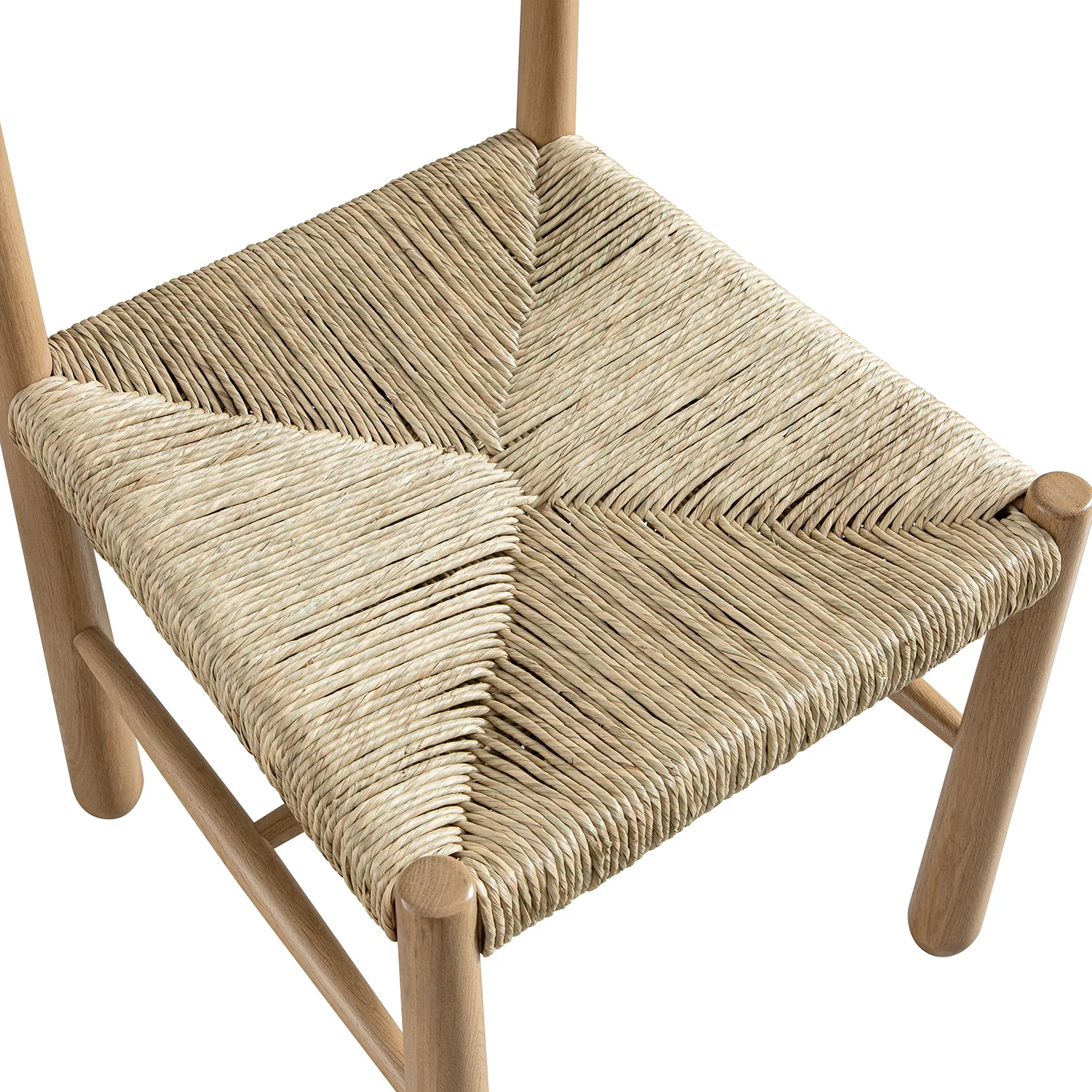 Tama Dining Chair, Woven Seagrass | Natural Solid Oak Frame - Image 16
