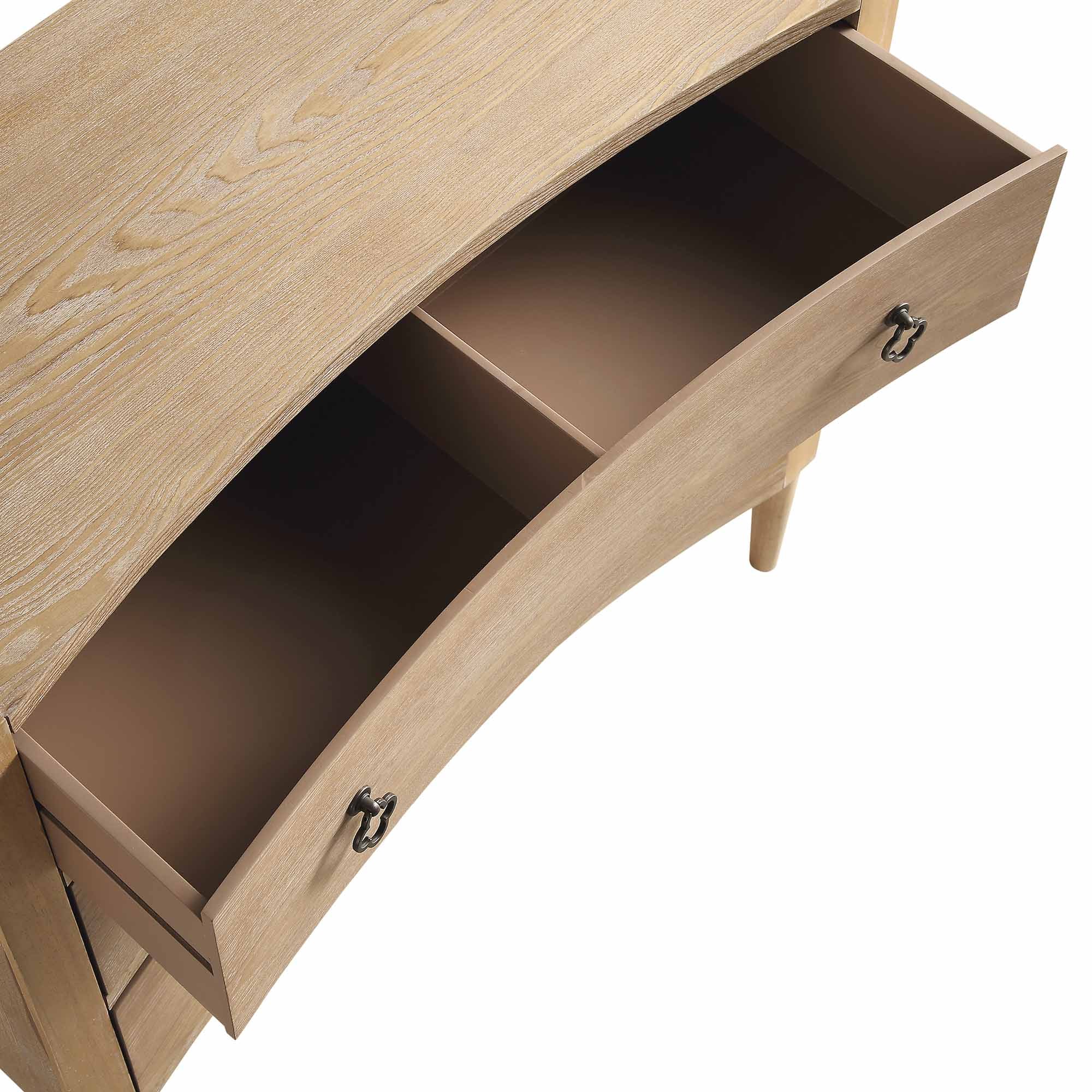 Thalia Concave Chest of Drawers, Natural - Image 11