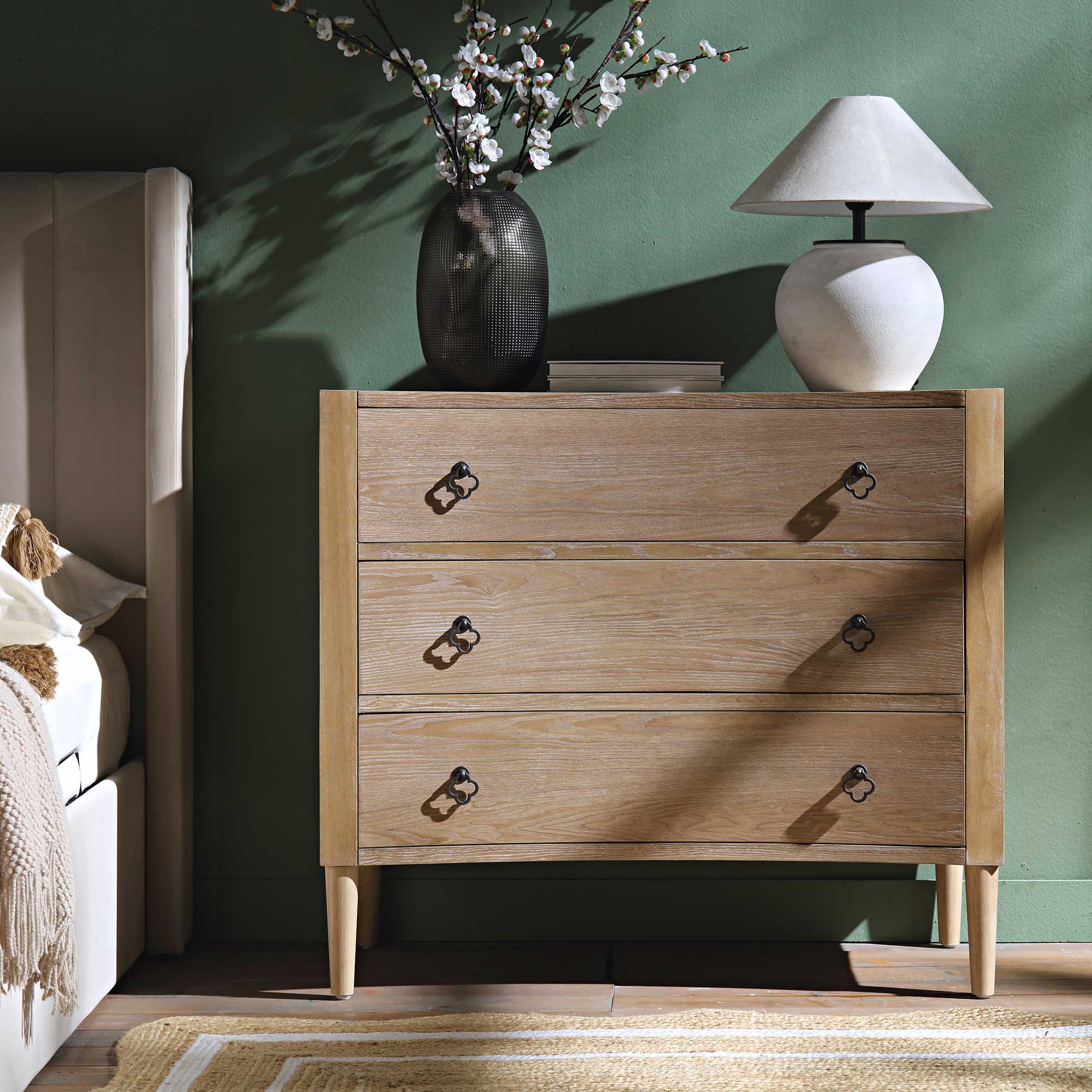 Thalia Concave Chest of Drawers, Natural - Image 2