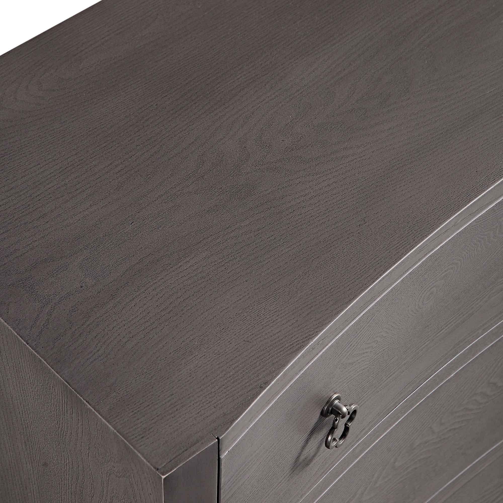 Thalia Concave Chest of Drawers, Silver Oak - Image 16