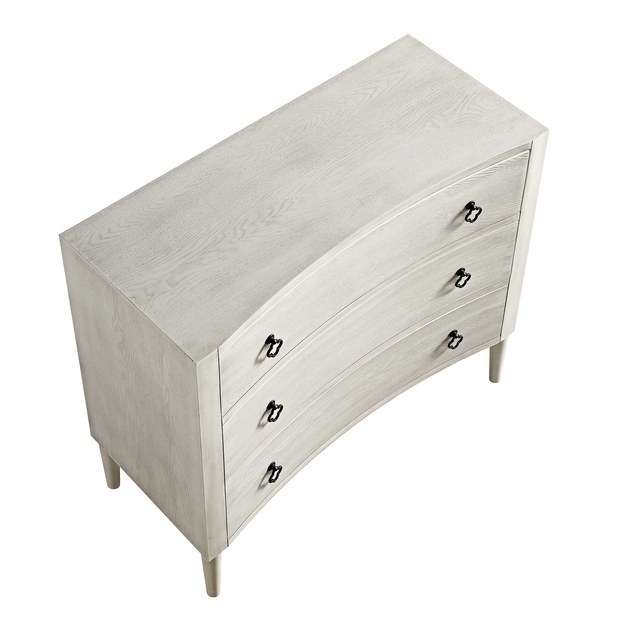 Thalia Concave Chest of Drawers, Washed White - Image 10