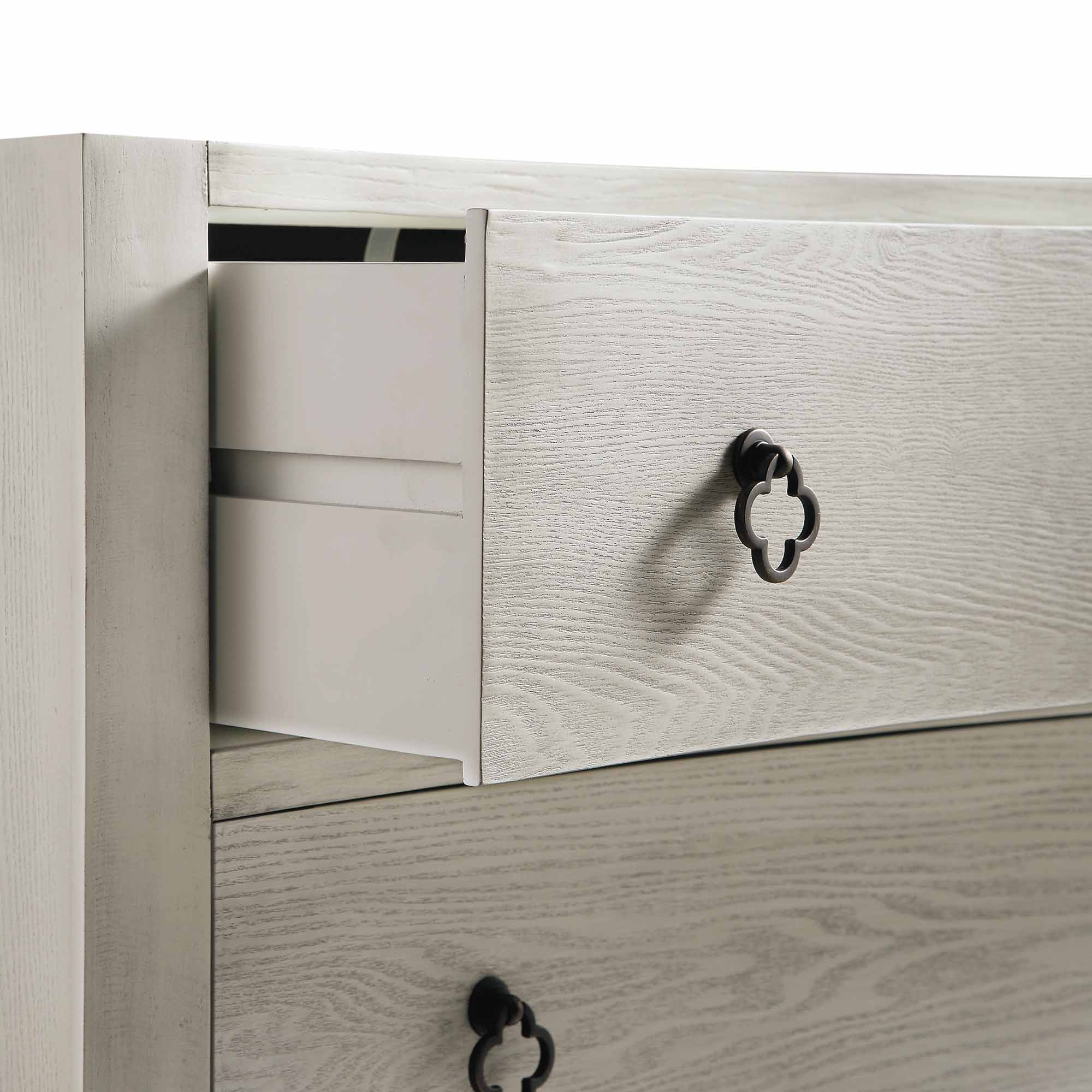Thalia Concave Chest of Drawers, Washed White - Image 14