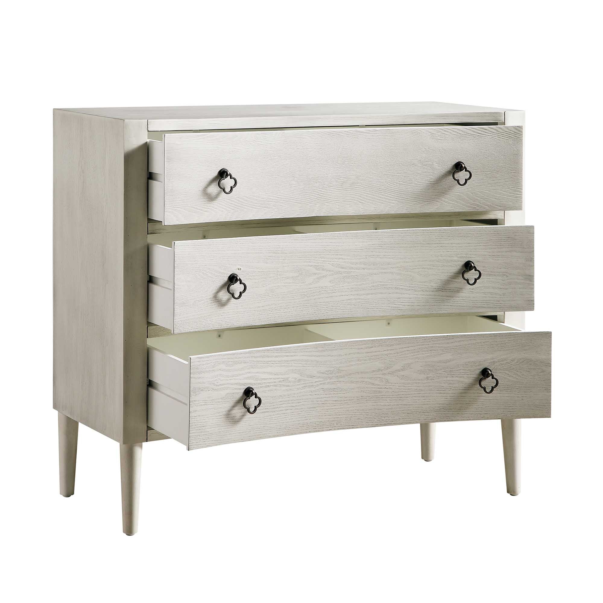 Thalia Concave Chest of Drawers, Washed White - Image 8