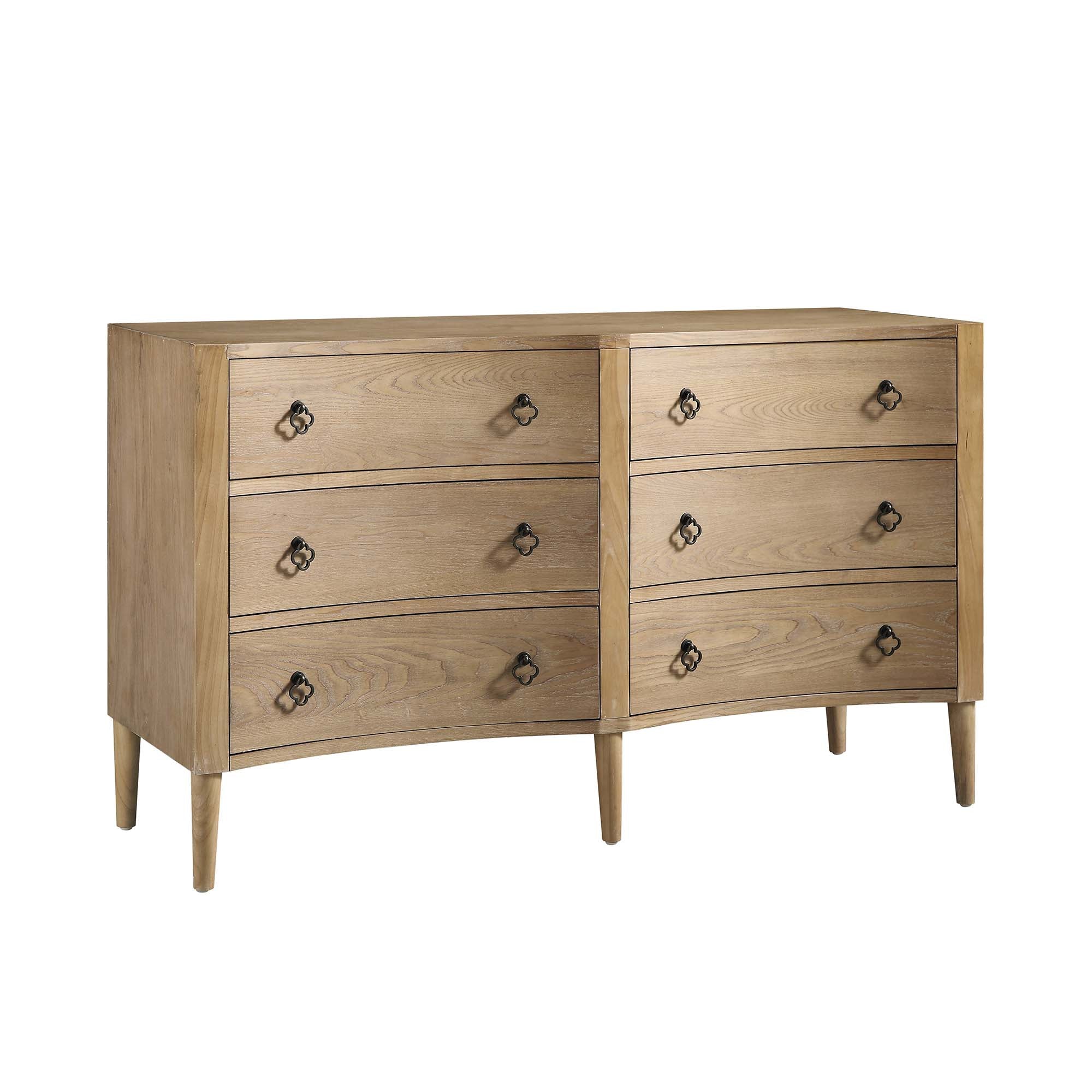 Thalia Concave Double Chest of Drawers, Natural - Image 5