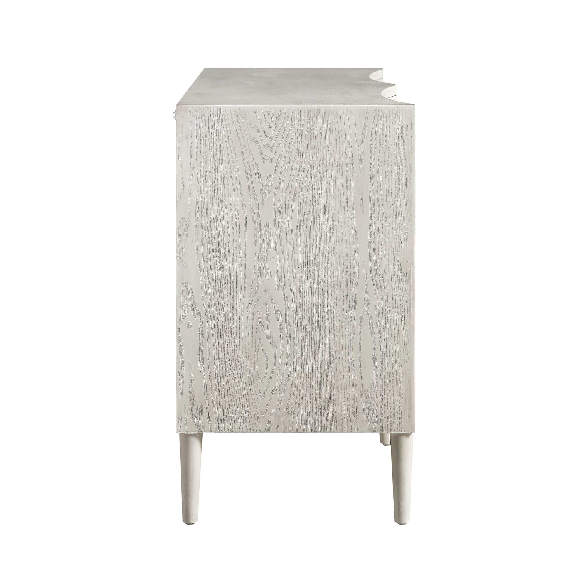 Thalia Concave Double Chest of Drawers, Washed White - Image 11