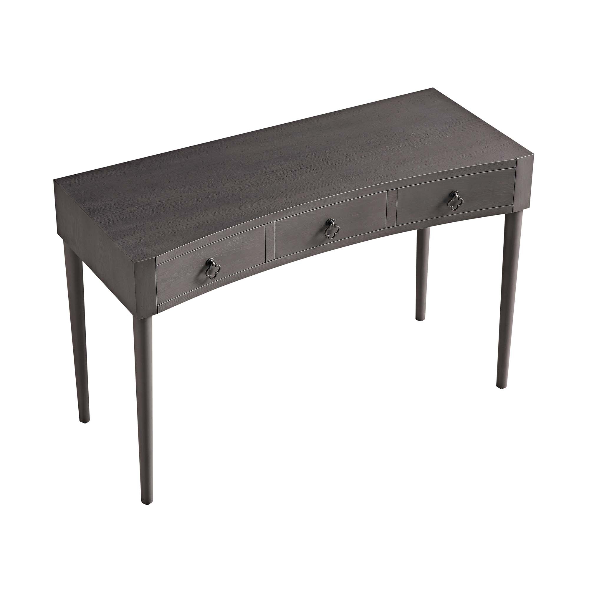 Thalia Concave Dressing Table, Silver Oak - Image 8