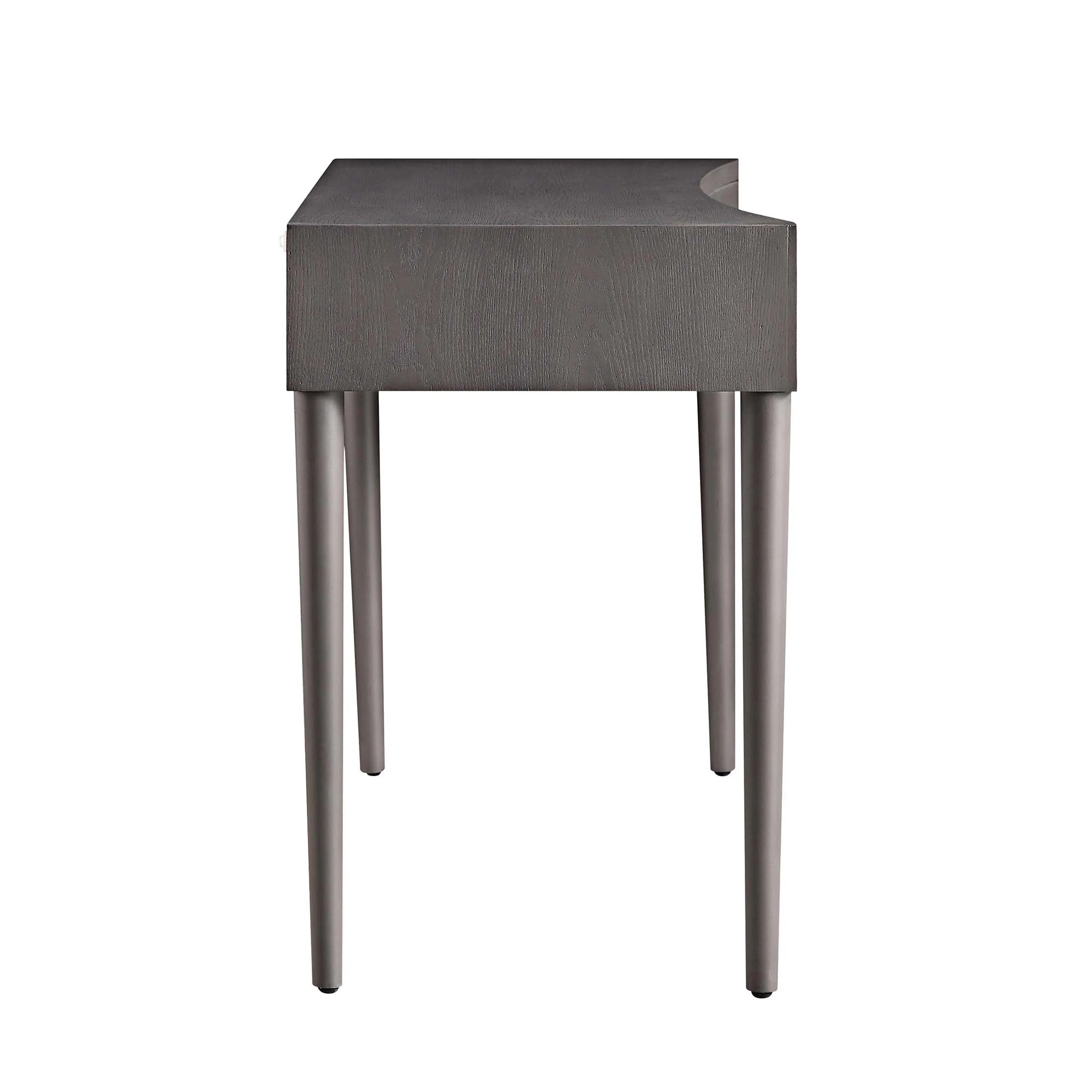 Thalia Concave Dressing Table, Silver Oak - Image 9