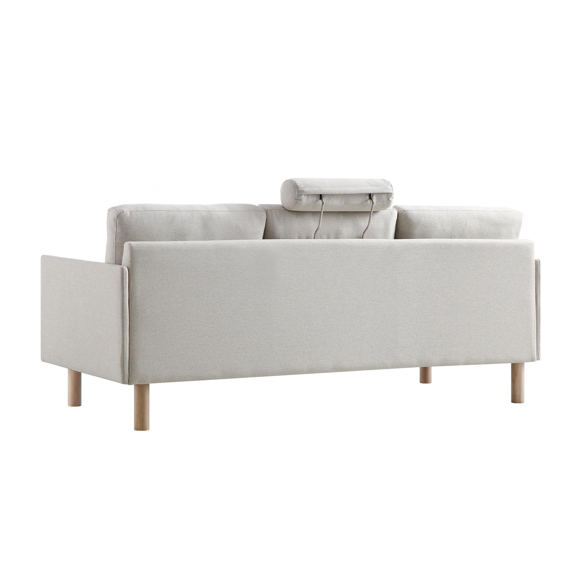 Timber Oatmeal Fabric Sofa, 3-Seater - Image 10