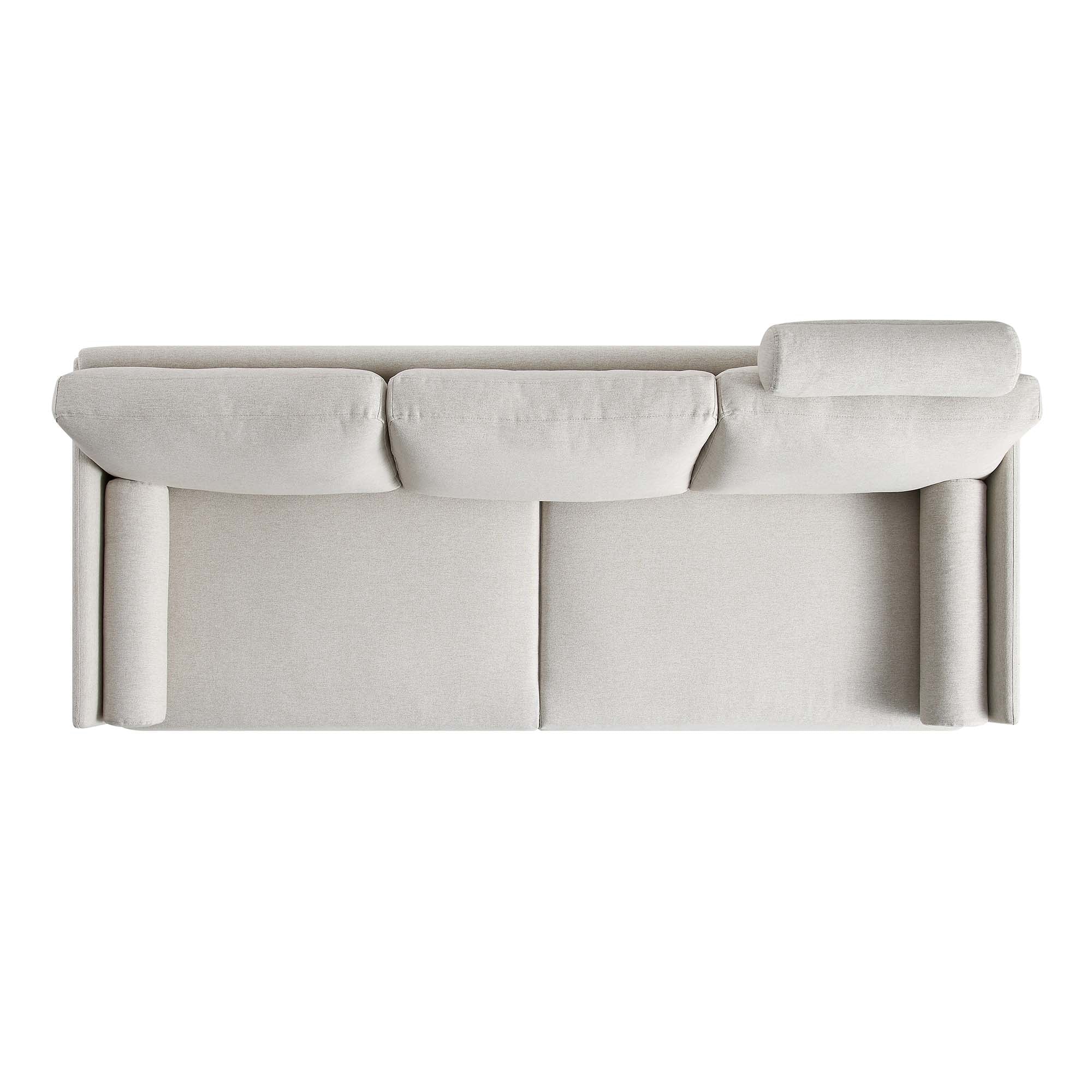 Timber Oatmeal Fabric Sofa, 3-Seater - Image 8