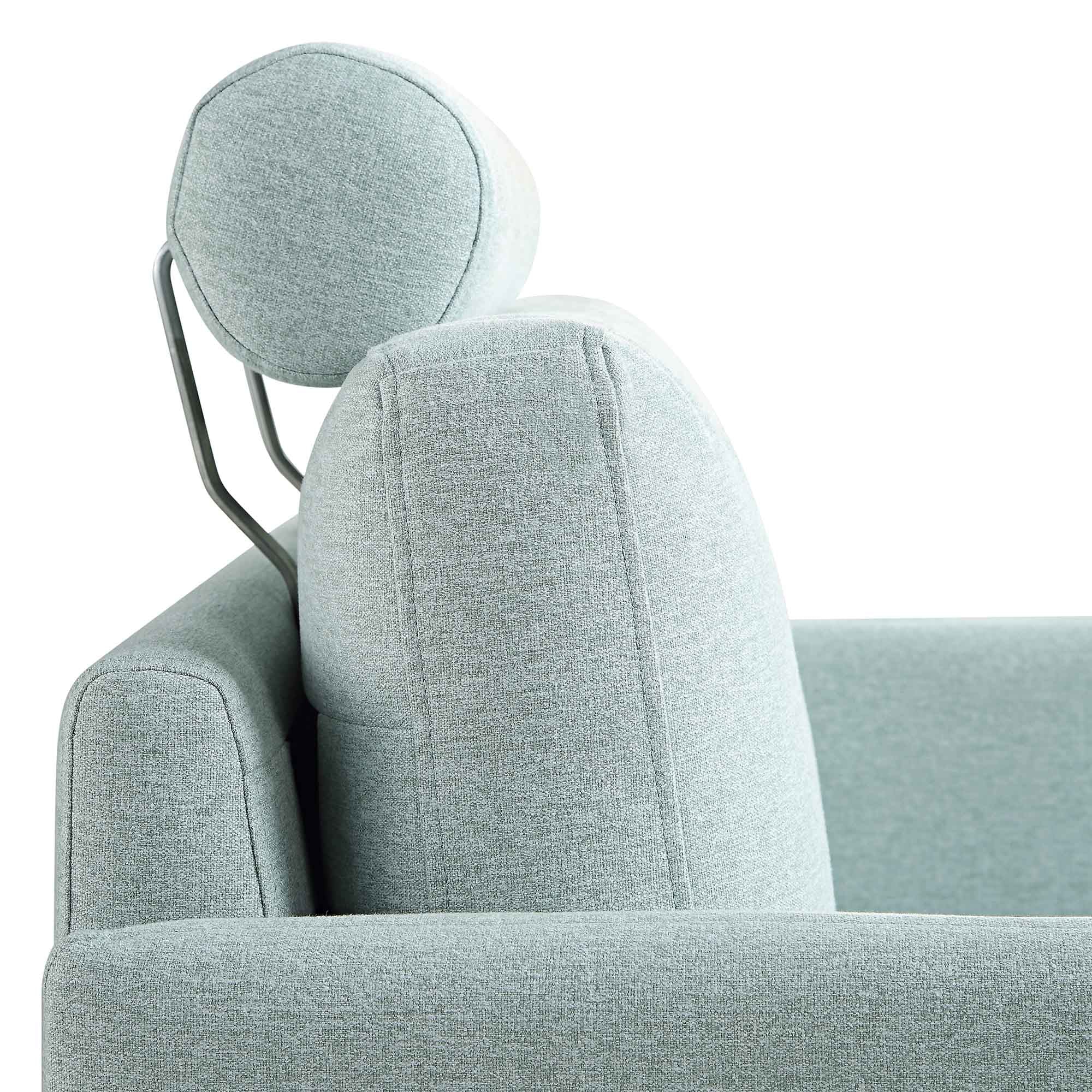 Timber Sage Green Fabric Armchair - Image 13