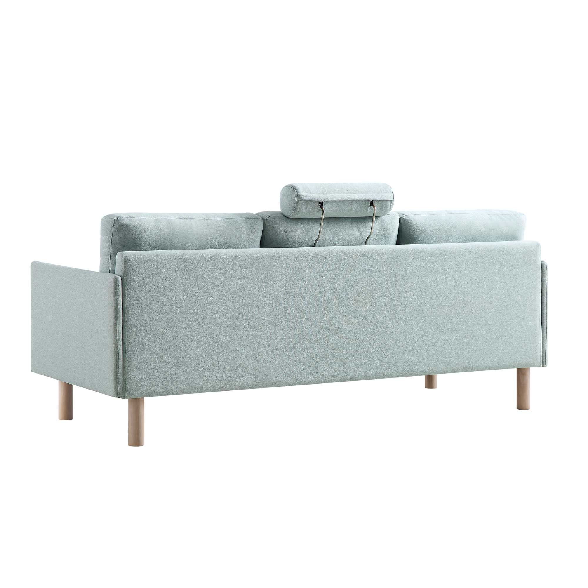 Timber Sage Green Fabric Sofa, 3-Seater - Image 9