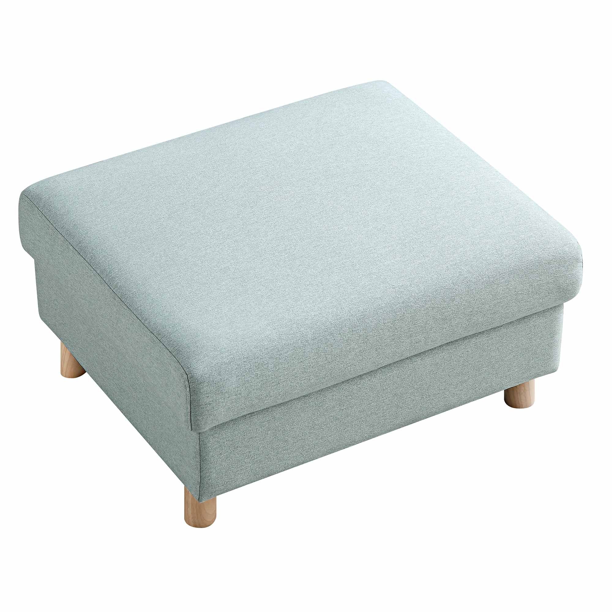 Timber Sage Green Fabric Storage Ottoman - Image 10