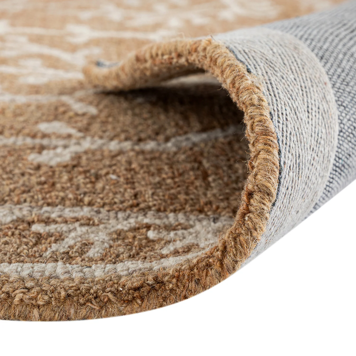 Varanasi Rust Traditional Hand Tufted Wool Rug - Image 6