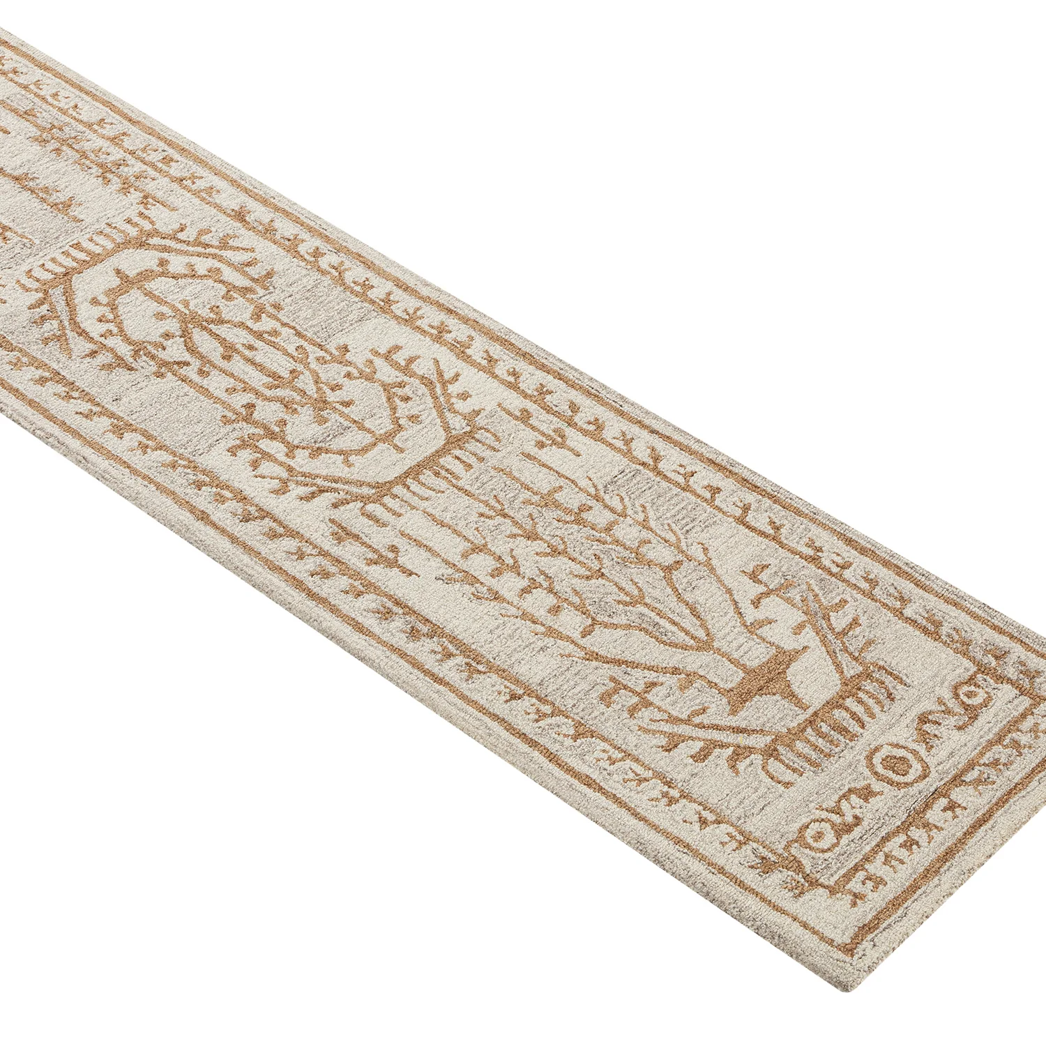 Varanasi Traditional Hand Tufted Wool Runner - Image 2