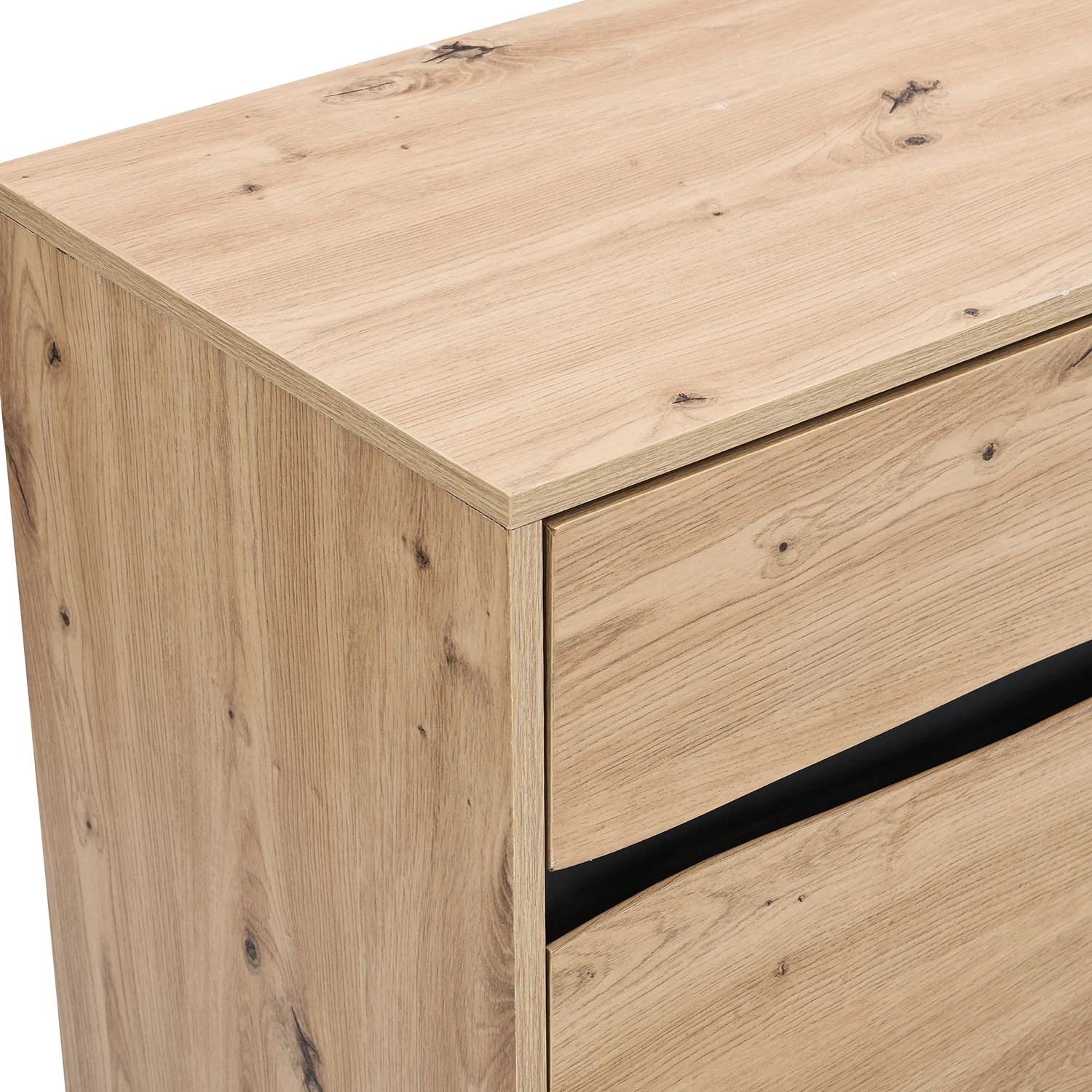 Weston Oak Effect 3 Door 3 Drawer Large Sideboard - Image 11