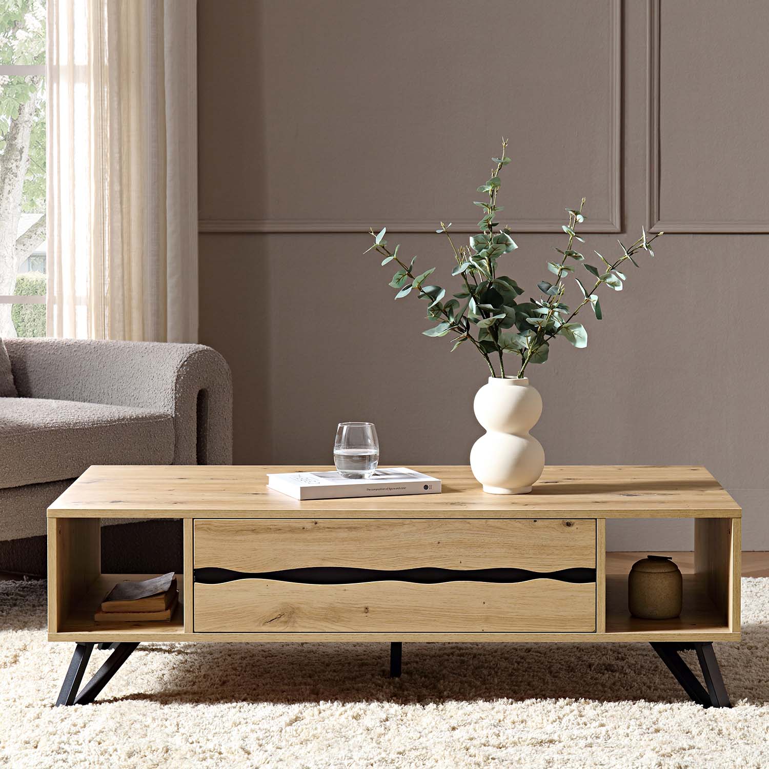 Weston Oak Effect Coffee Table - Image 2