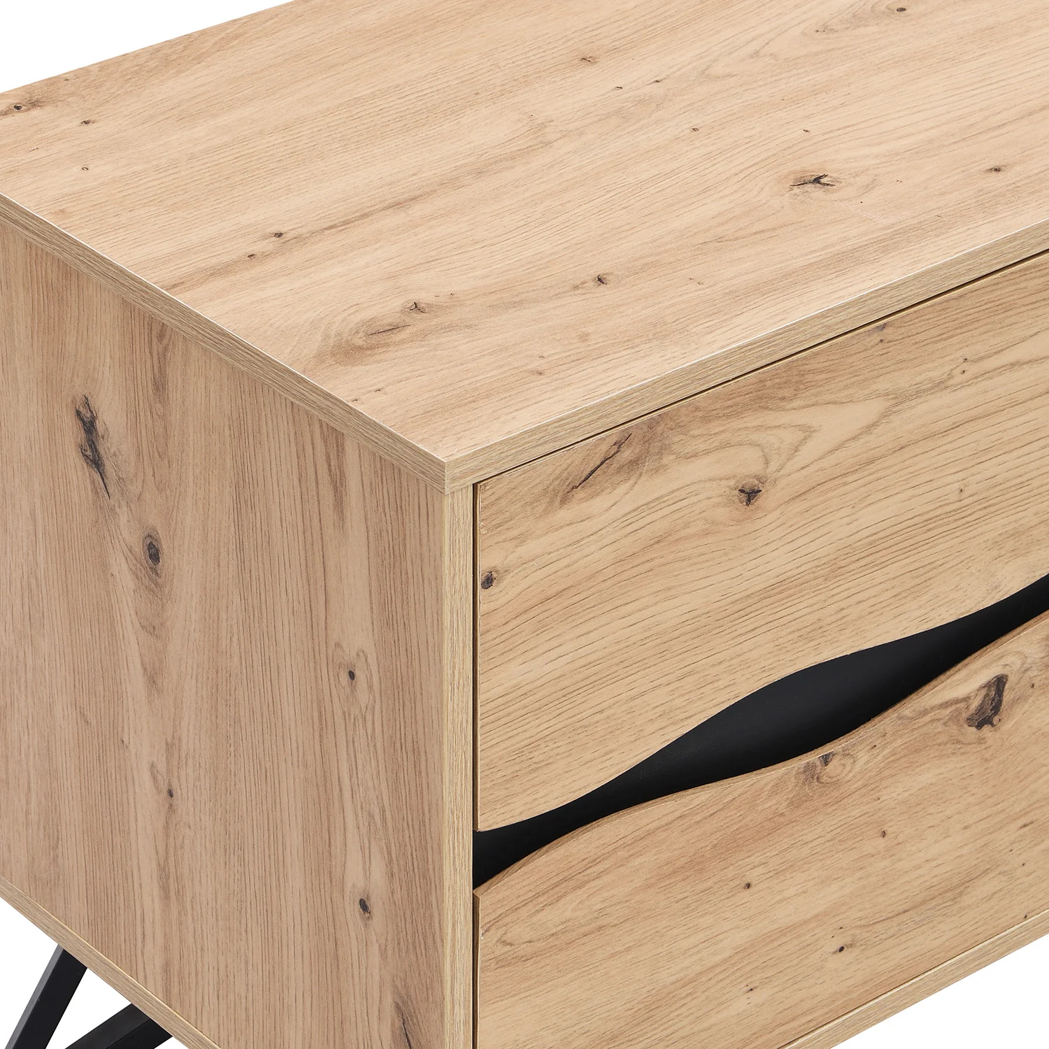 Weston Oak Effect Wide TV Unit - Image 11