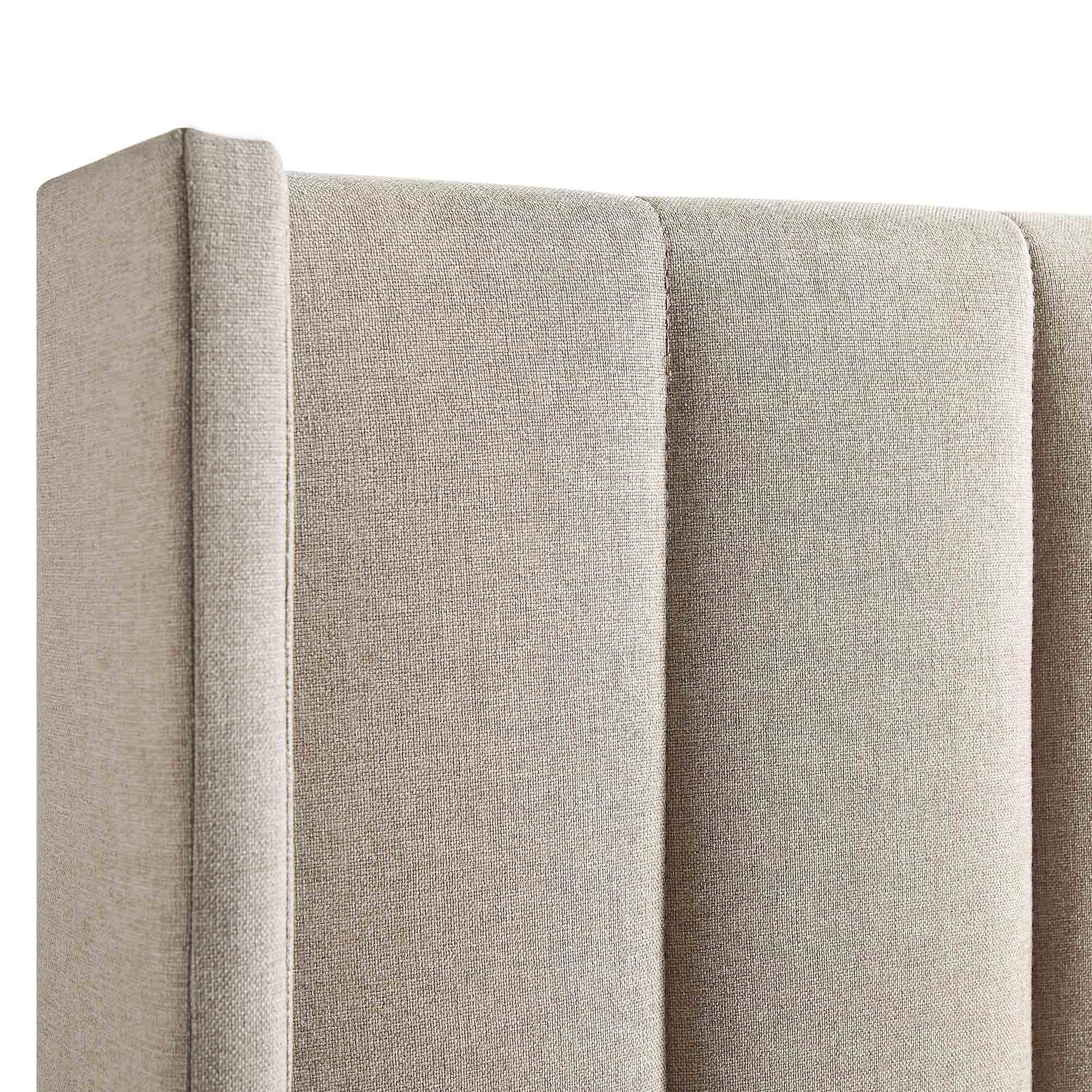 Wilton Warm Stone Fabric Ottoman Storage Bed - Image 12