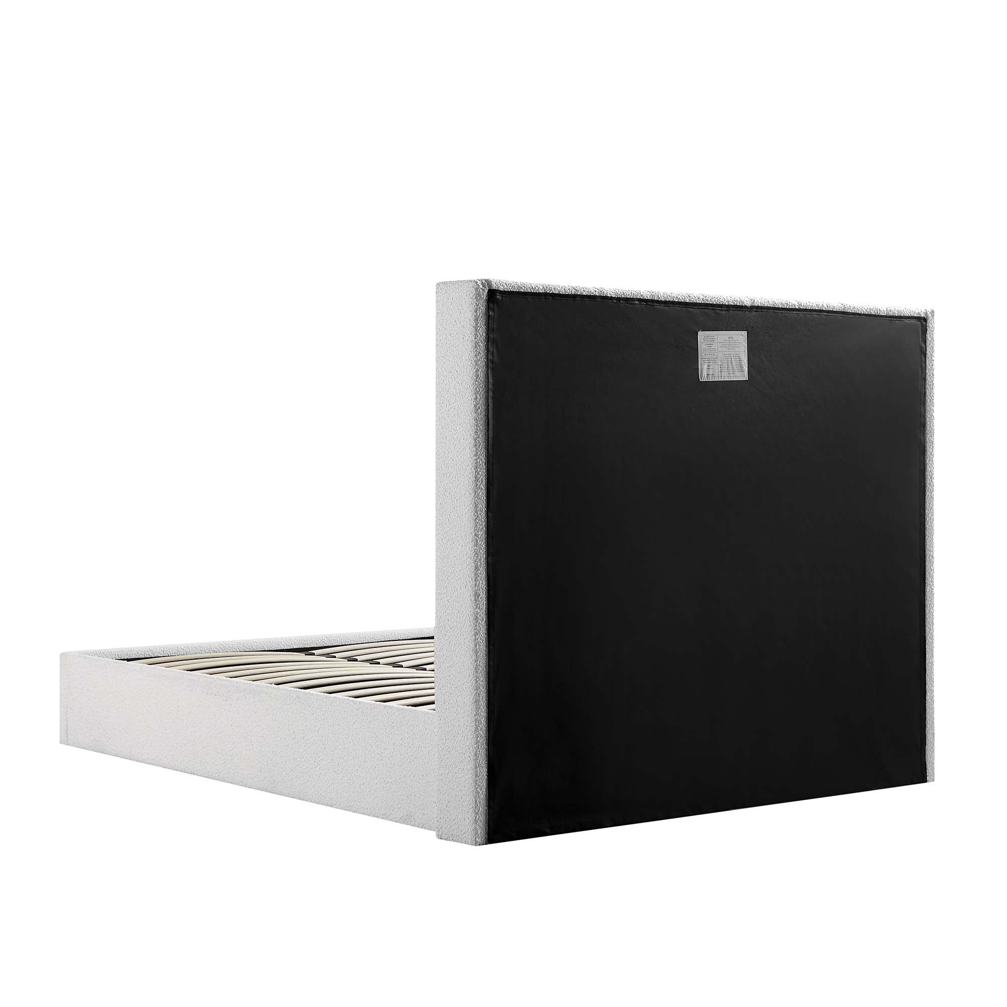 Wilton White Boucle Ottoman Storage Bed - Image 10