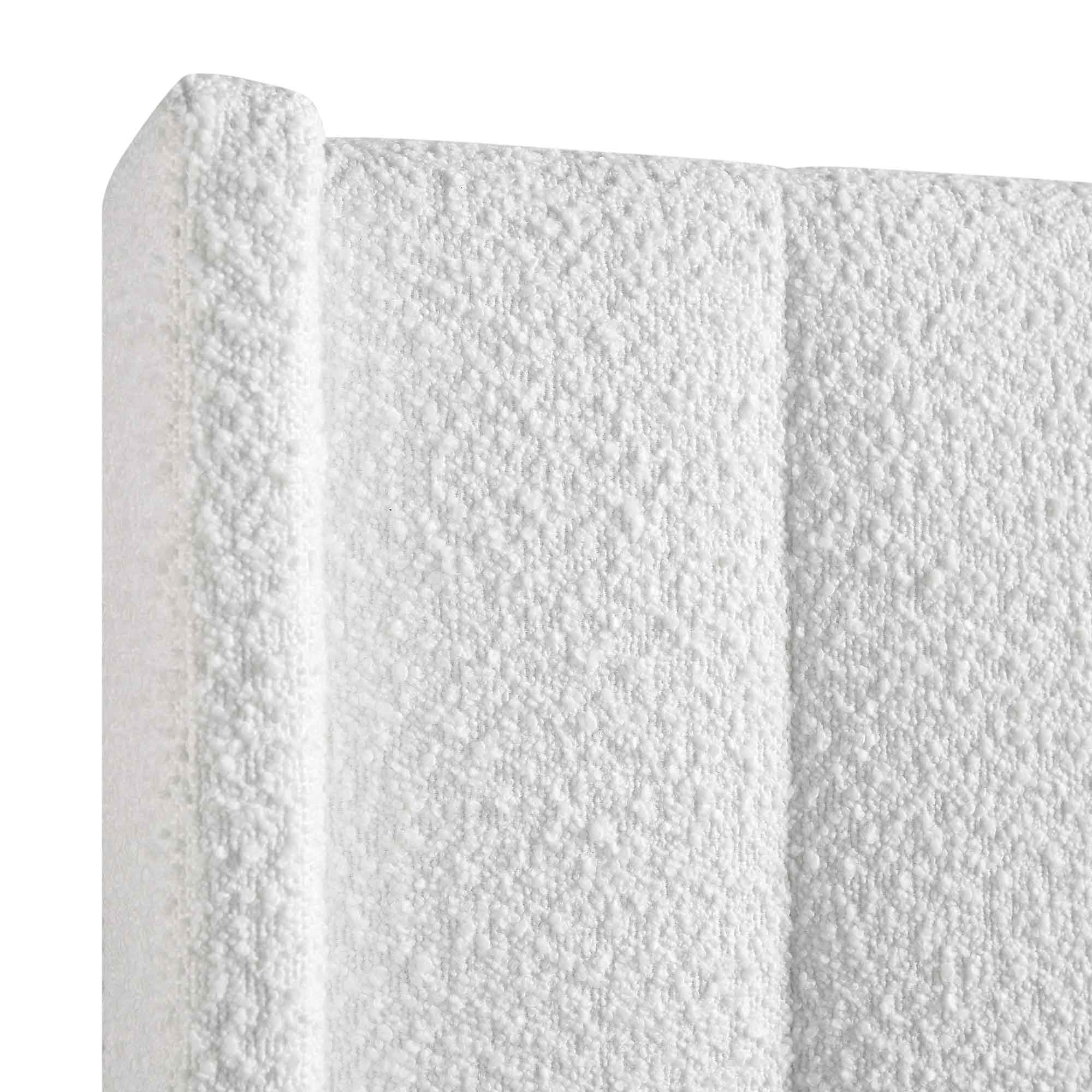 Wilton White Boucle Ottoman Storage Bed - Image 12