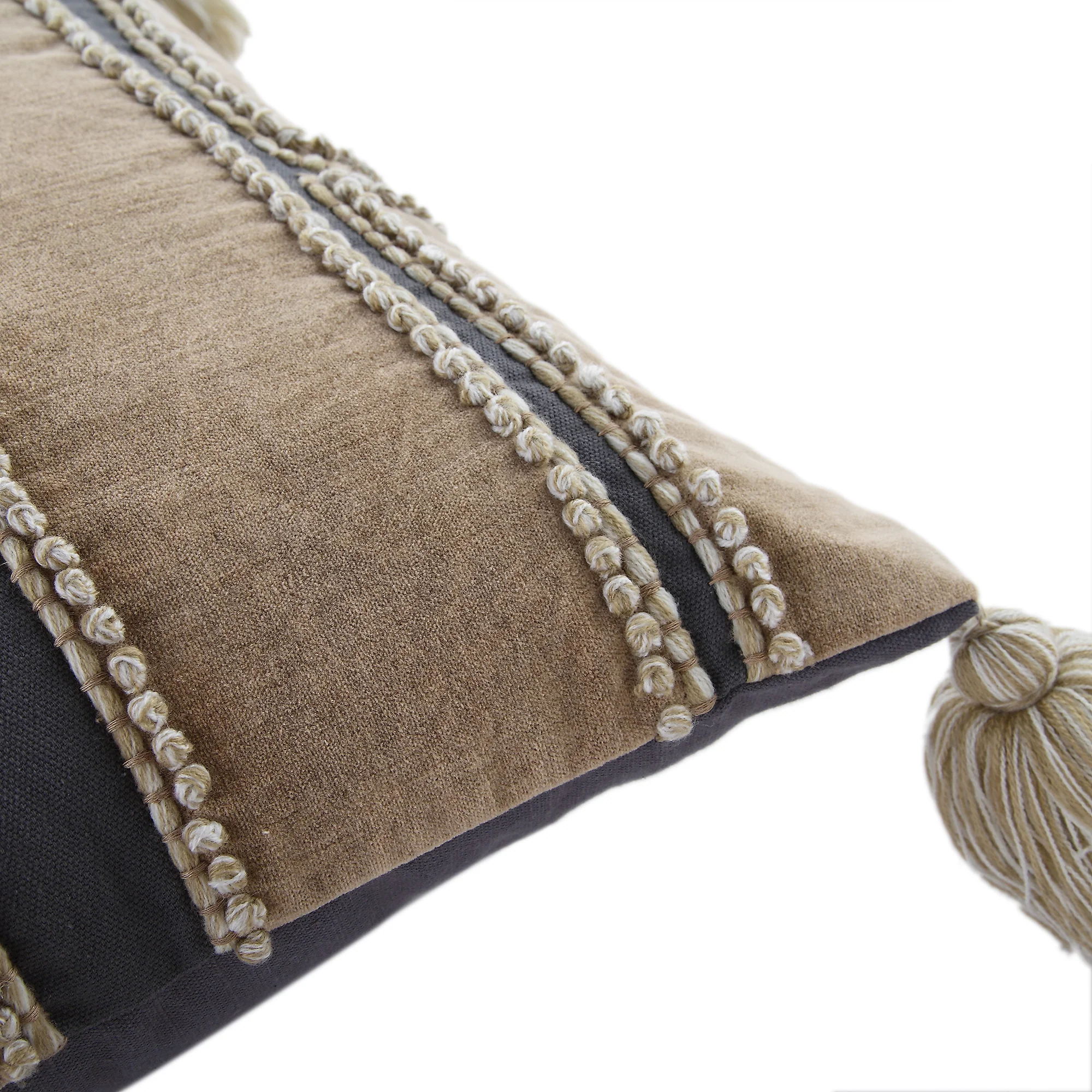 Wylder Collection Enzyme Washed Patchwork Cushion - Image 6