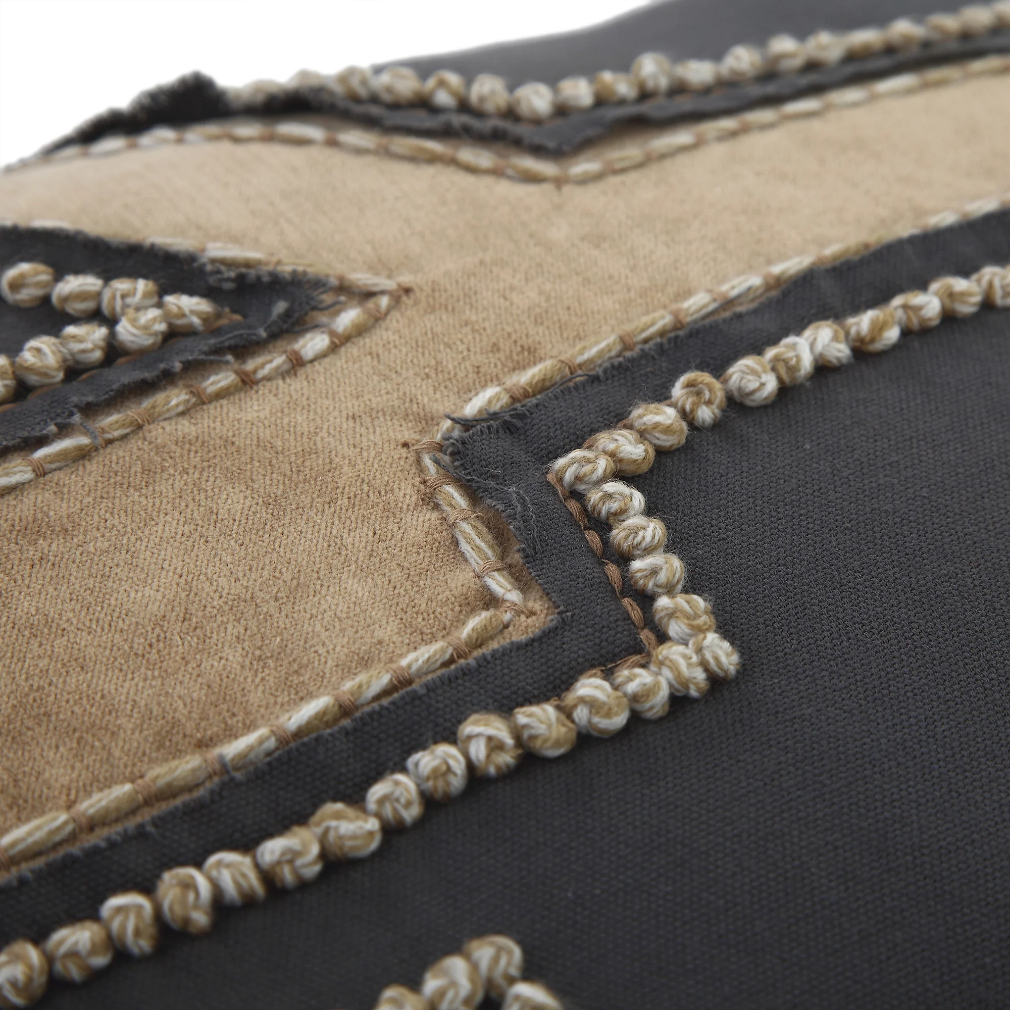 Wylder Collection Enzyme Washed Wool Tassel Cushion - Image 6