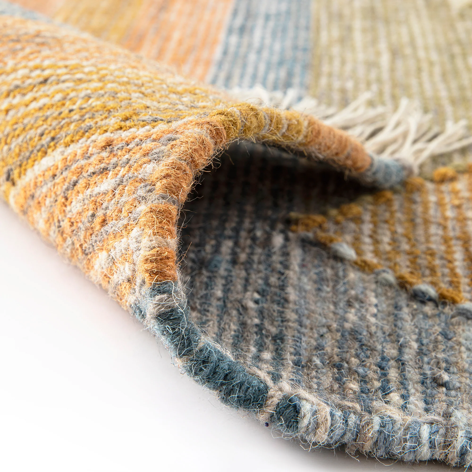 Zairya Kilim Handwoven Wool & Cotton Rug - Image 7